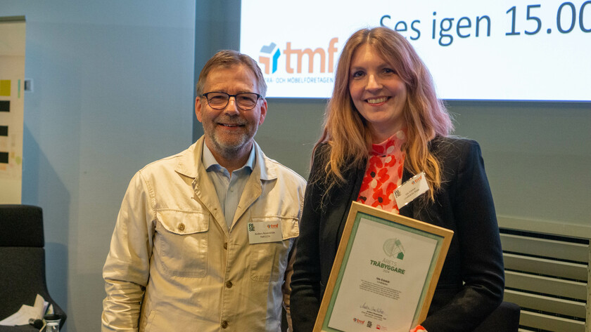 Ida Edskär, vinnare av årets träbyggare