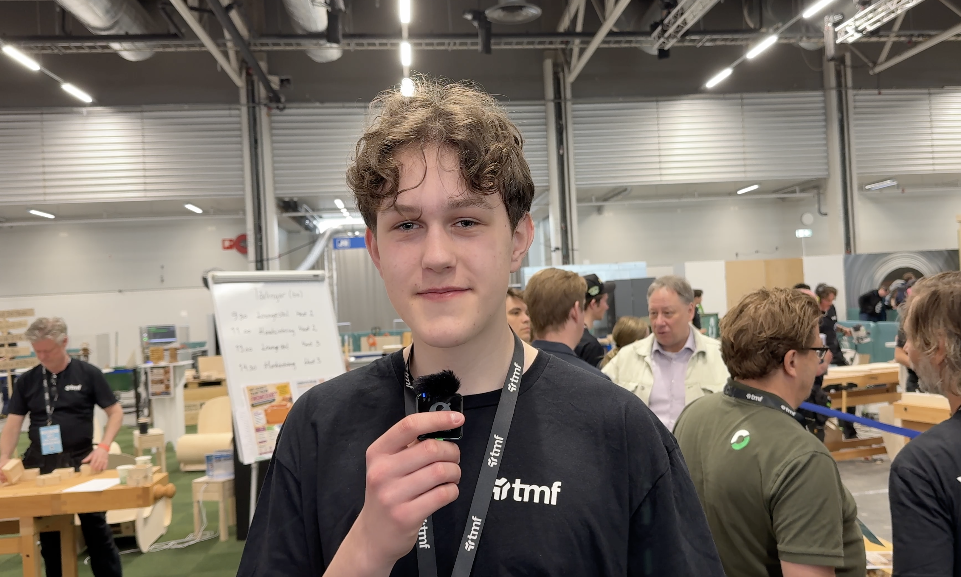 Simon Flodin, Simon Flodin, elev på Östrabo yrkesgymnasium i Uddevalla.
