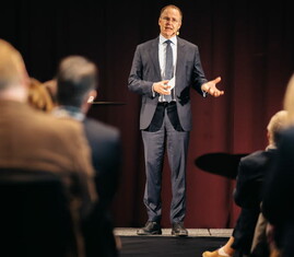 Anders Borg på TMFs årsmöte.