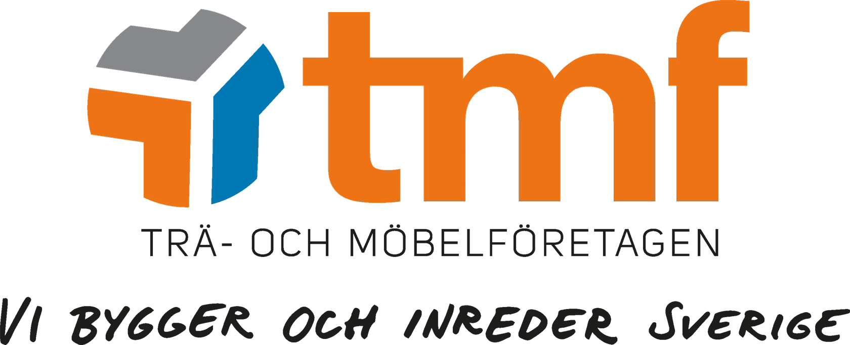 TMF logotyp text tagline transparent png