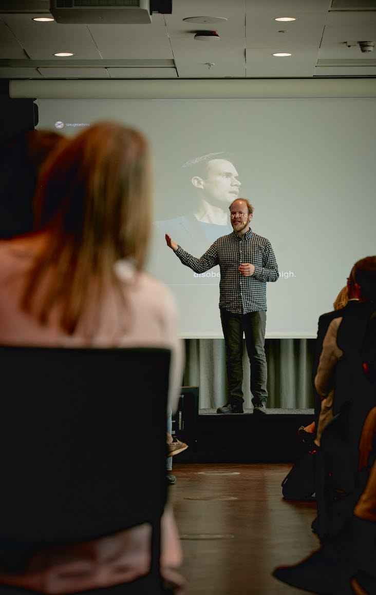 Fredrik Löfgren, AI-forskare/robotnörd - TMF:s årsmöte 2024.