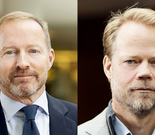 David Johnsson och Gustaf Edgren, vd samt bostadspolitisk expert på TMF.