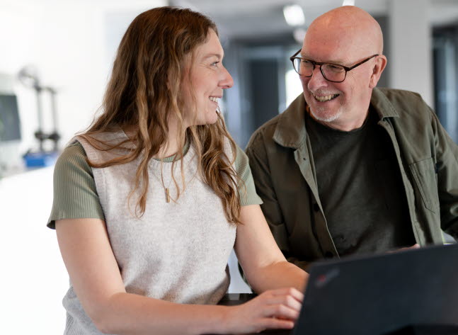 Hanna Söderlund med pappa Ulf.