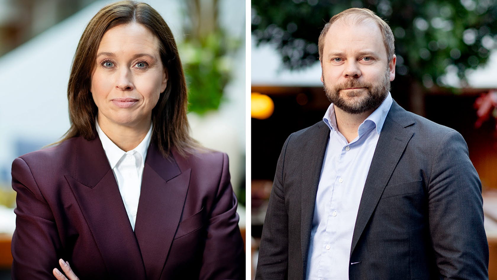 Anna Freij och Erik Haara, förhandlingschef resp. vd på TMF.