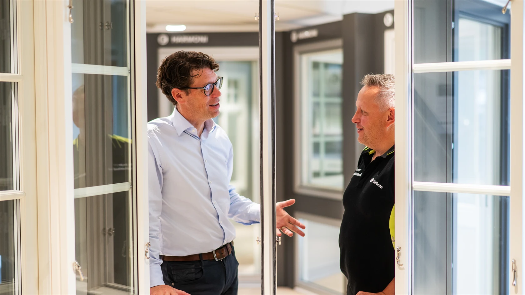 Elitförnsters vd Jonas Hernborg och skyddsombudet Kalle Bogar.