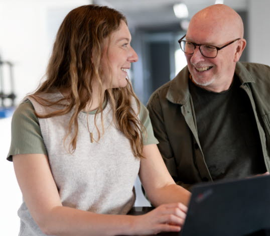 Hanna Söderlund med pappa Ulf.