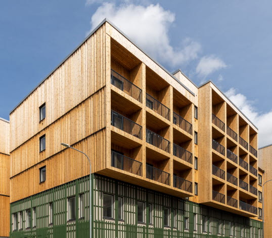 Hus med trästomme - Moelven.