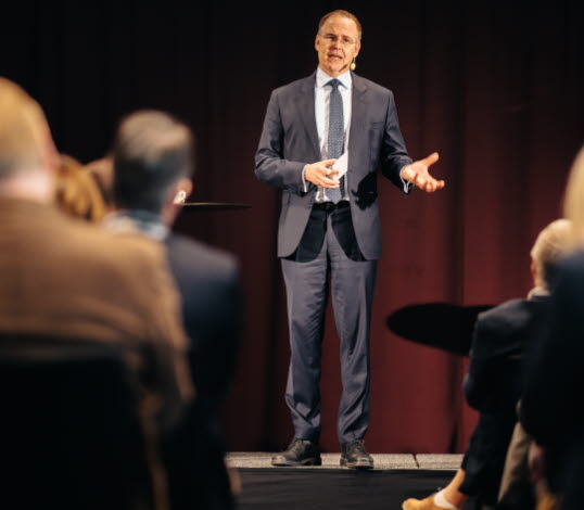 Anders Borg på TMFs årsmöte.