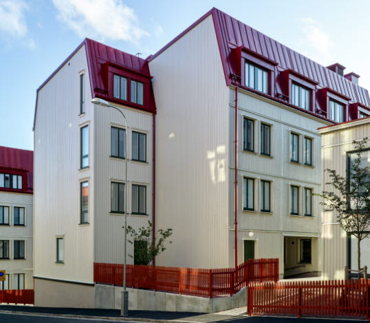 Flerbostadshus från Lindbäcks Bygg.