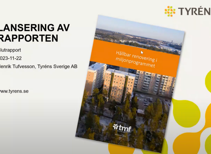 Rapport, hållbar renovering