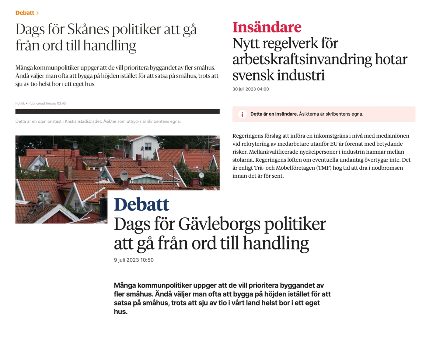 Debattinlägg