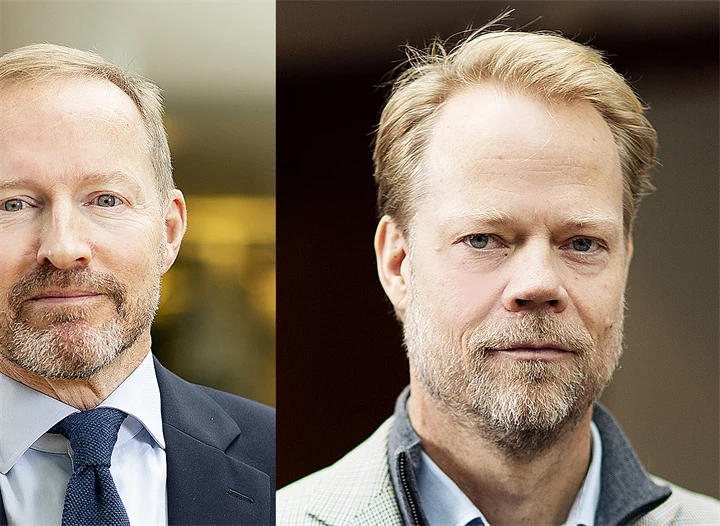 David Johnsson och Gustaf Edgren, vd samt bostadspolitisk expert på TMF.