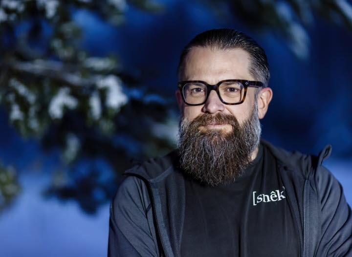 Fredrik Karlsson Peraldi, grundare/vd på Snêk.
