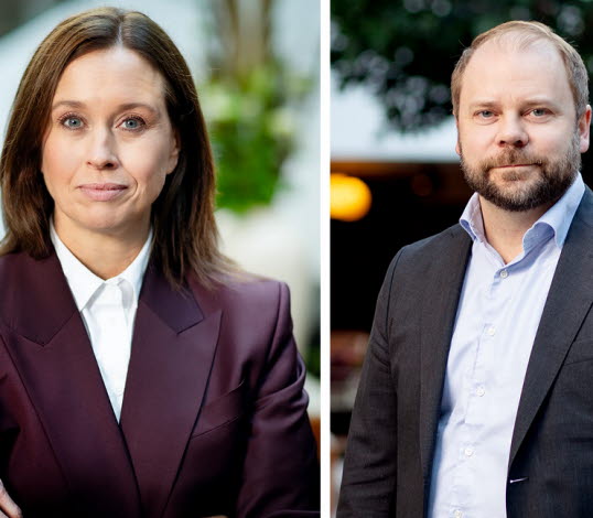 Anna Freij och Erik Haara, förhandlingschef resp. vd på TMF.