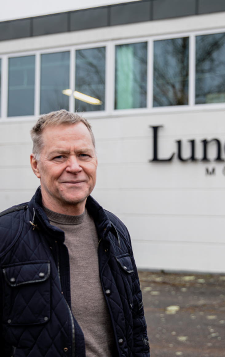 Stefan Lundberg, vd för Lundbergs Möbler, leder familjeföretaget från 1945 – en av Tibros äldsta möbeltillverkare.