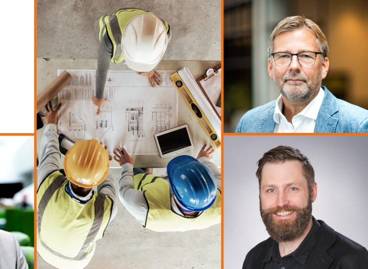 Bildkollage ang. nya byggregler.