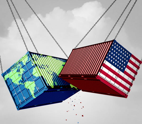 Handelspolitik gentemot USA.