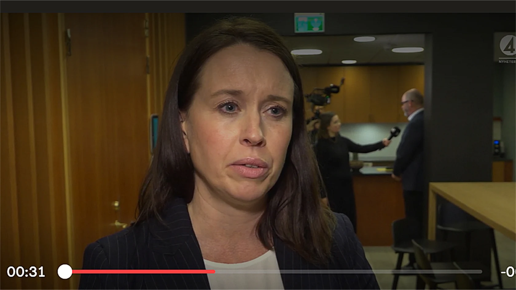 20230331 Anna Freij i TV4-nyheterna 